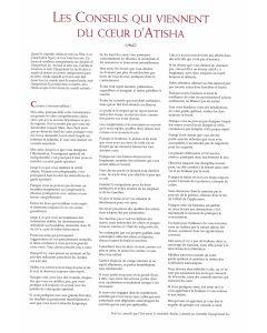 Les Conseils qui viennent du coeur d'Atisha