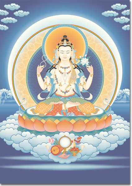 Avalokiteshvara (4-armed) 2