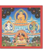 Four Kadampa Guru Deities